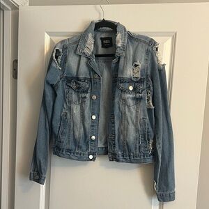 Distressed Denim Jacket